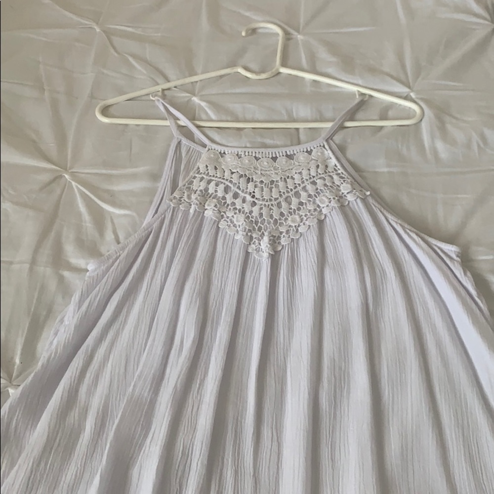 White dressy tank top